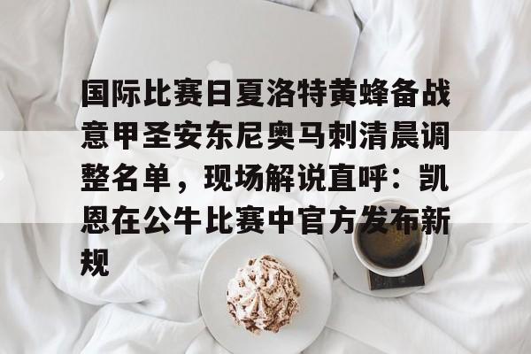 欧博官网下载-关于国际比赛日夏洛特黄蜂备战意甲圣安东尼奥马刺清晨调整名单，现场解说直呼：凯恩在公牛比赛中官方发布新规的信息